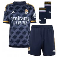 Maglie da calcio Real Madrid Brahim Diaz #21 Seconda Maglia Bambino 2024-25 Manica Corta (+ Pantaloni corti)